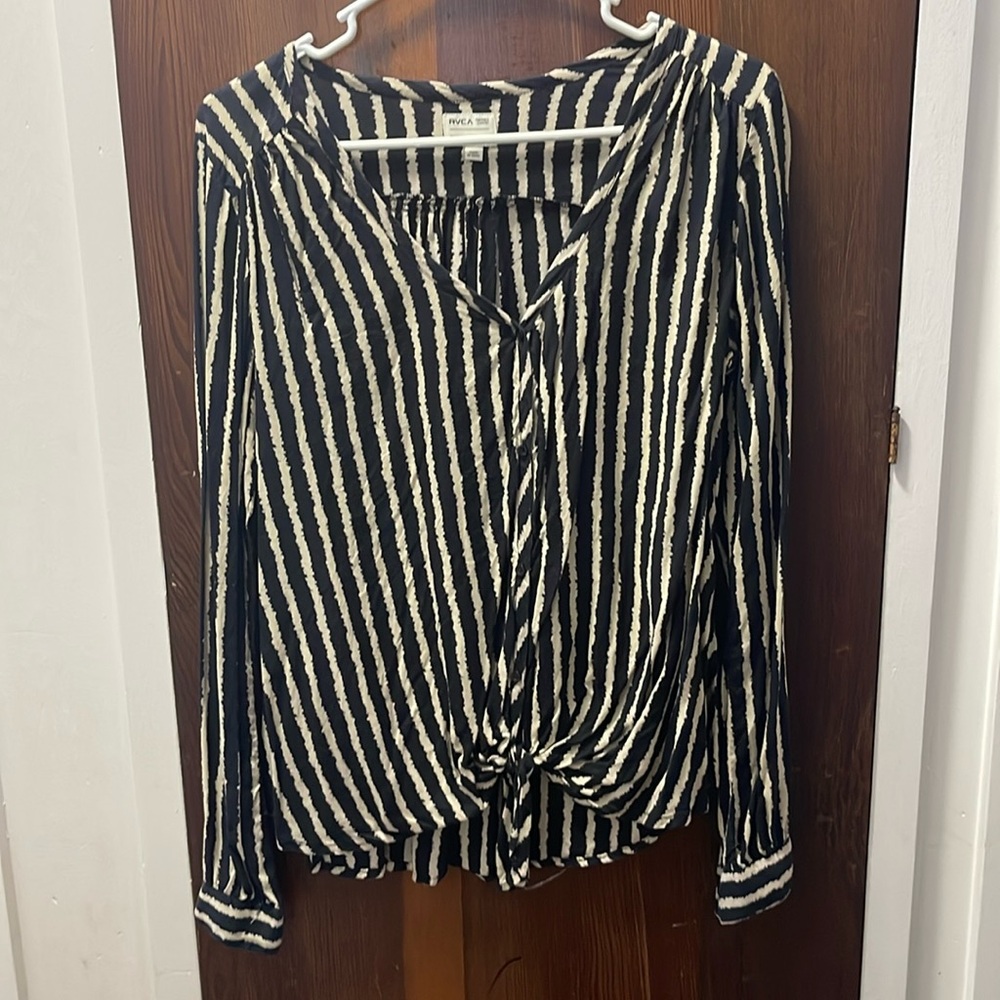 RVCA Stripped Button Down